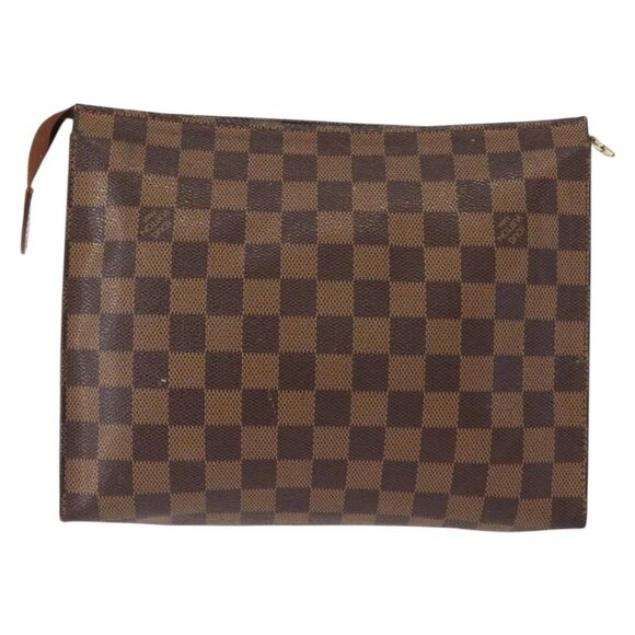 LOUIS VUITTON Damier Ebene Poche Toilette 26 Pouch N47543 LV Auth 148767 - Picture 2 of 15